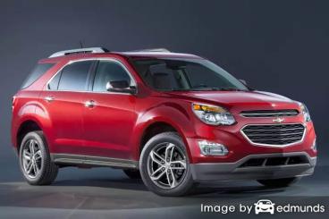 Insurance quote for Chevy Equinox in Virginia Beach