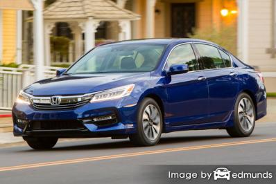 Insurance rates Honda Accord Hybrid in Virginia Beach