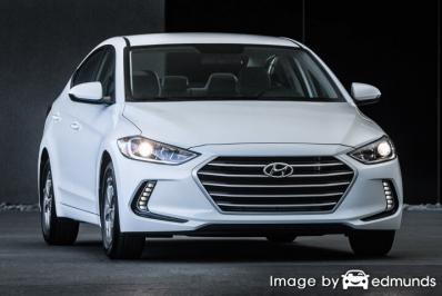 Insurance rates Hyundai Elantra in Virginia Beach