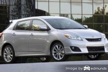 Insurance rates Toyota Matrix in Virginia Beach