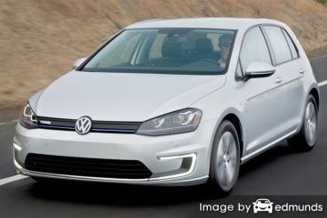 Insurance rates Volkswagen e-Golf in Virginia Beach